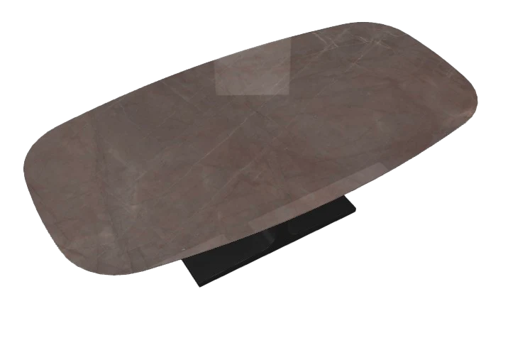 PALACE SHAPED - Table 220x115 Céramique brillant Stone