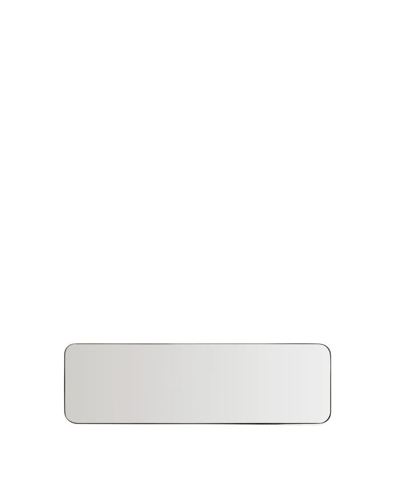 Marco black metal mirror 55.5 x 150.5cm