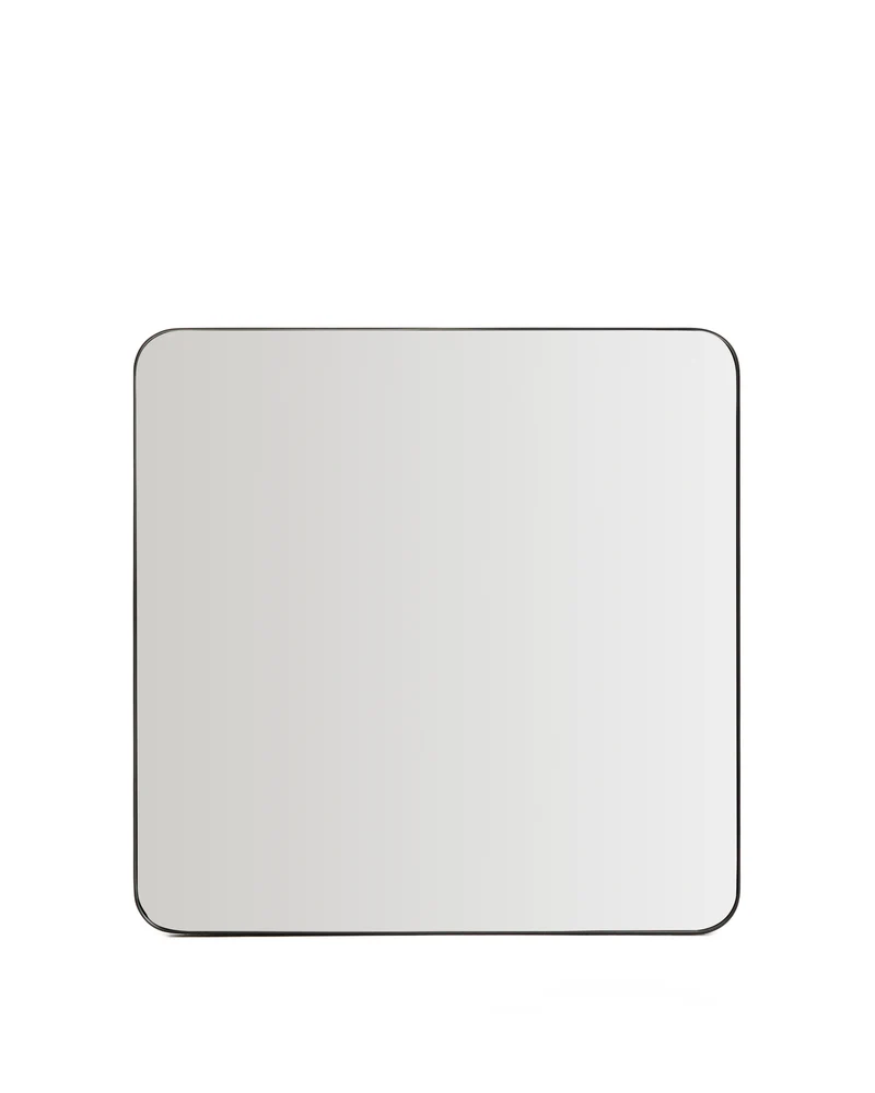 Marco black metal mirror 60 x 60cm