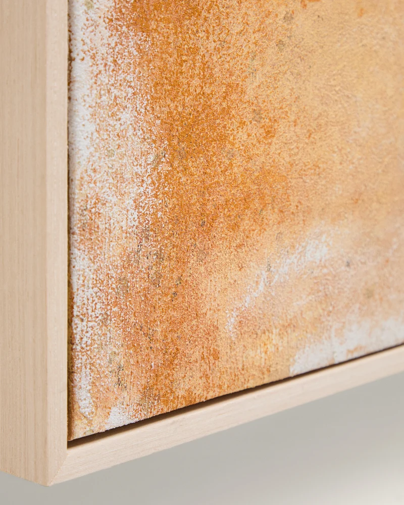 Selnar yellow abstract picture 60 x 90cm