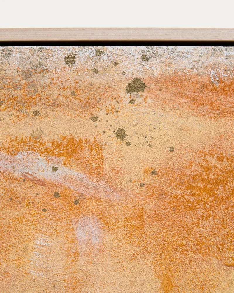 Selnar yellow abstract picture 182 x 47cm