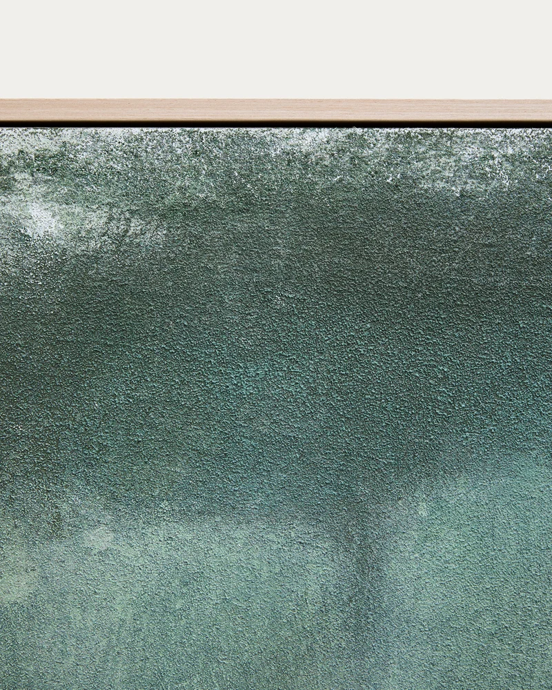 Selnar green abstract picture 182 x 47cm
