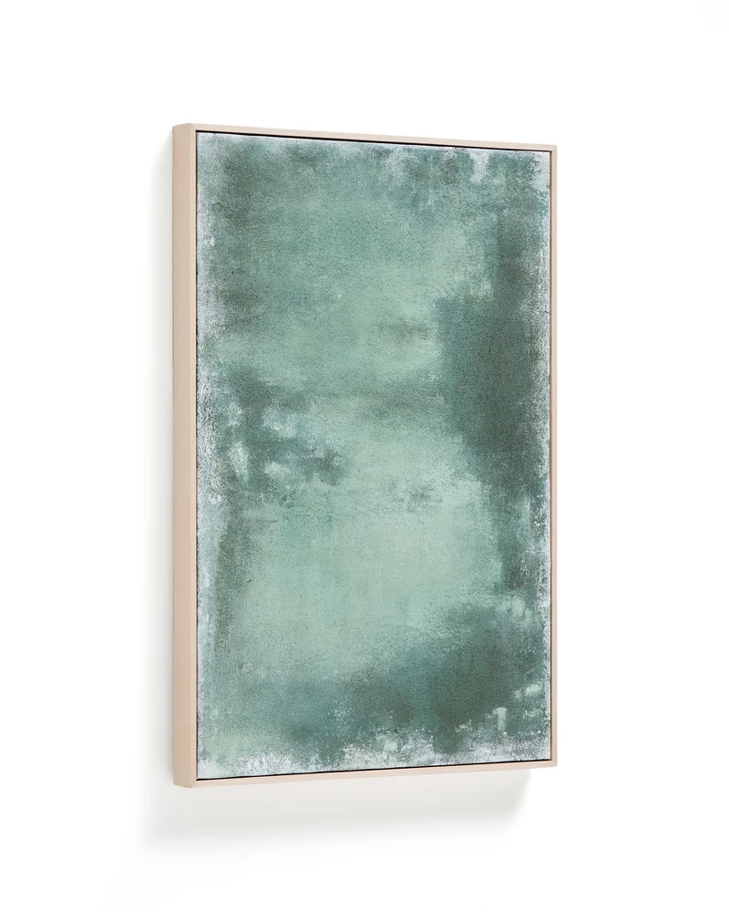 Selnar green abstract picture 60 x 90cm