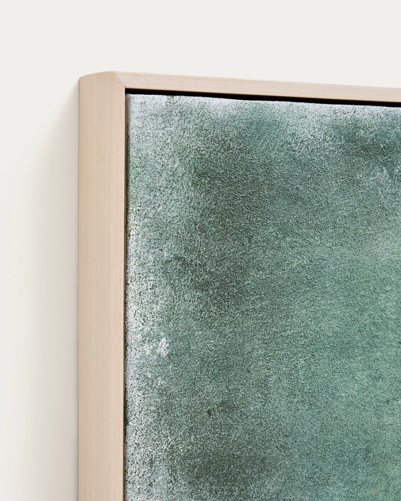 Selnar green abstract picture 60 x 90cm