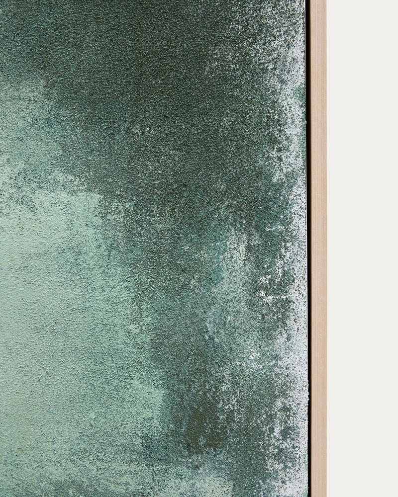 Selnar green abstract picture 60 x 90cm