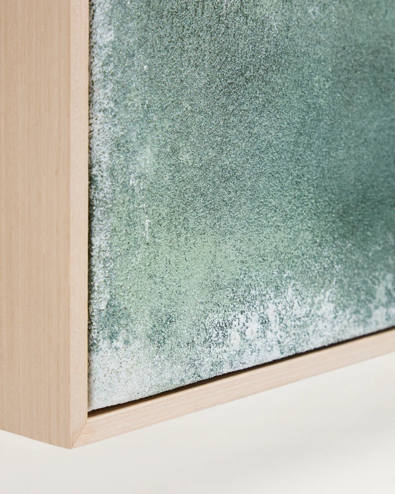 Selnar green abstract picture 60 x 90cm