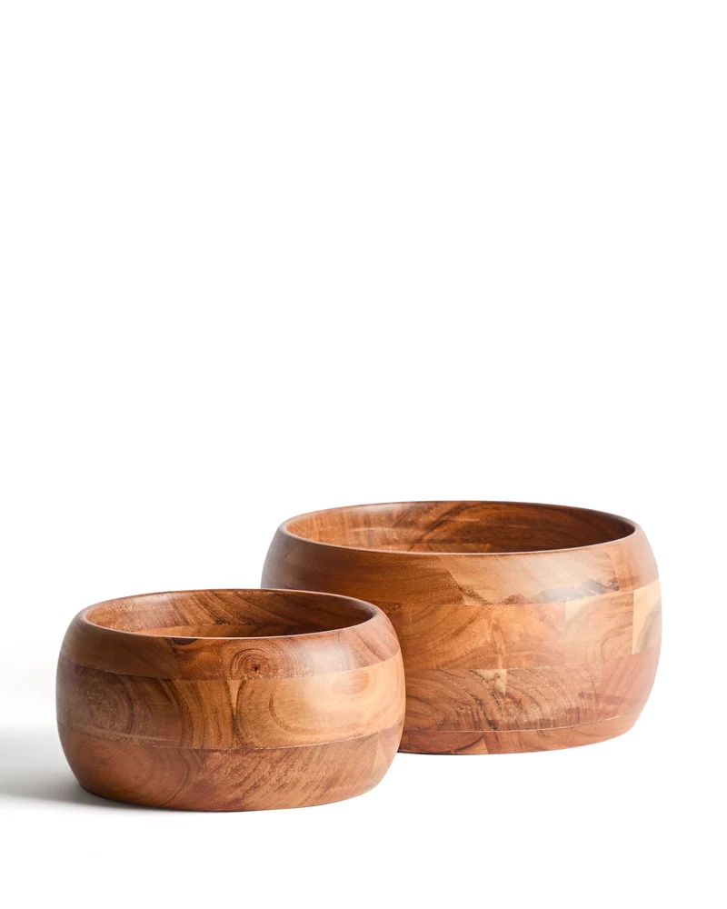 Malor large acacia wood bowl