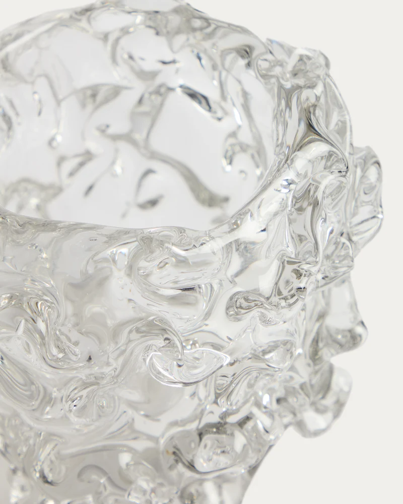 Vorma clear glass centrepiece Ø17.5cm