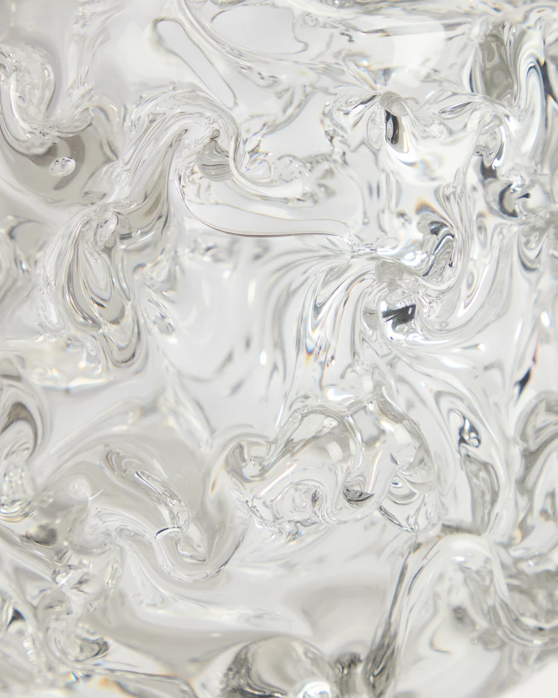 Vorma clear glass centrepiece Ø17.5cm