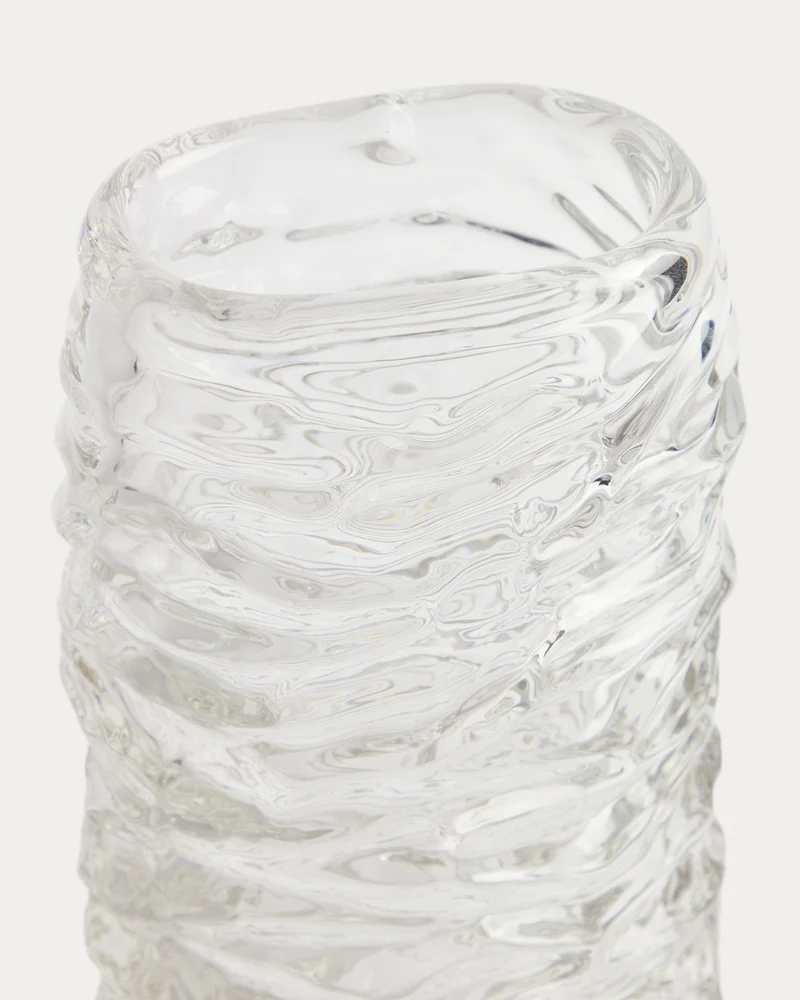 Vorma clear glass vase 29.5cm