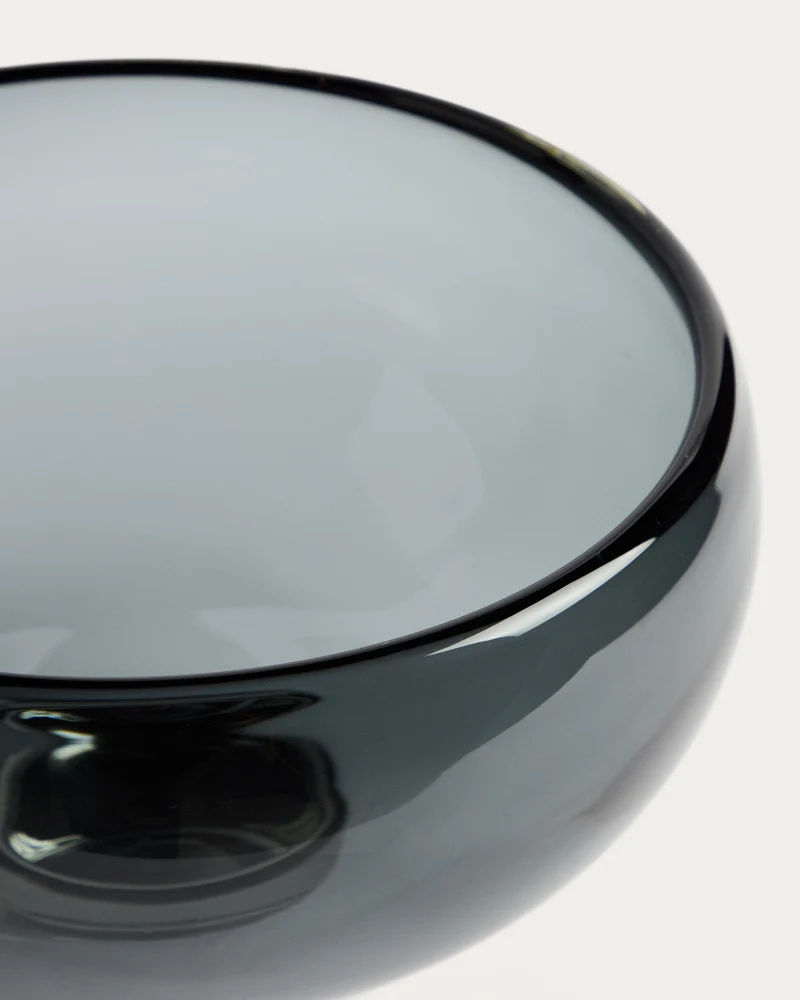 Sirau grey glass centrepiece Ø29.8cm