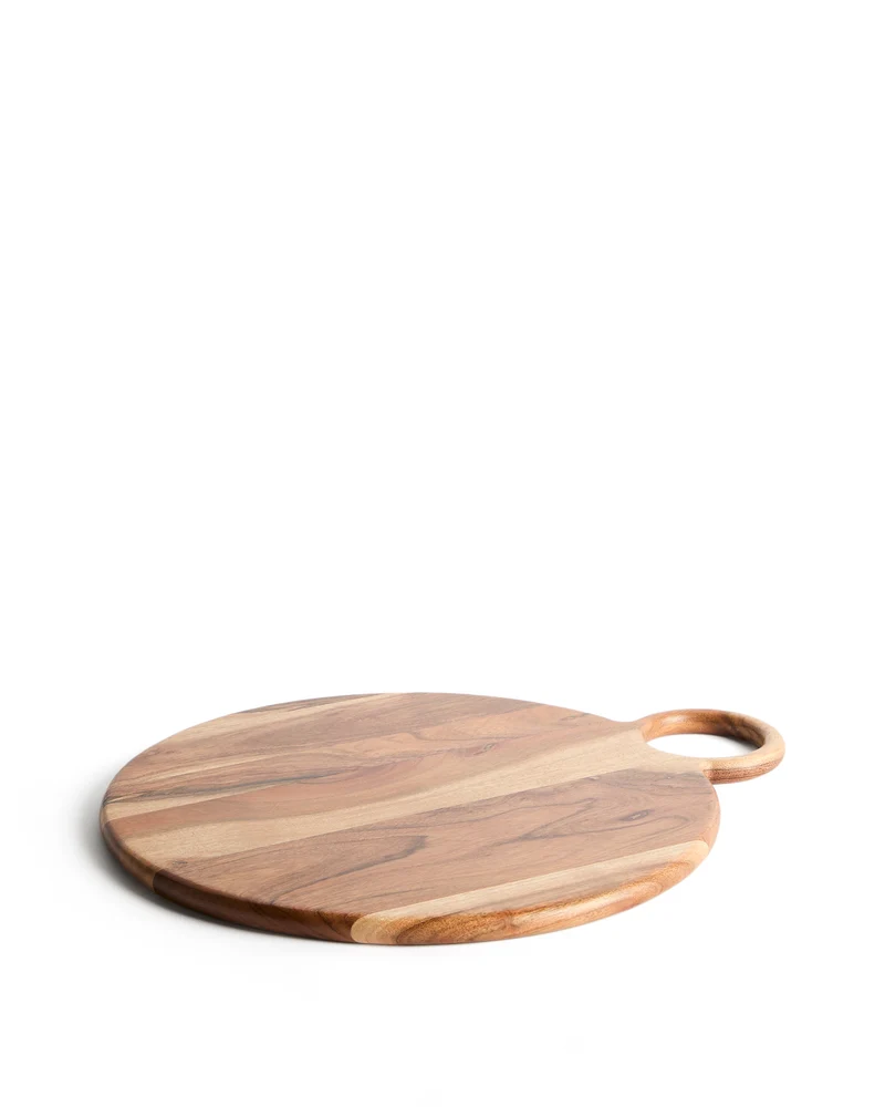 Dalme acacia wood serving board Ø35.5cm