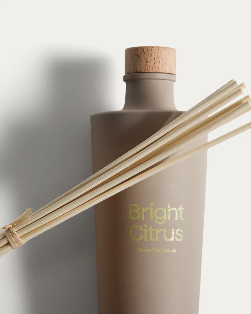 Bright Citrus citronella fragrance diffuser with sticks 200ml