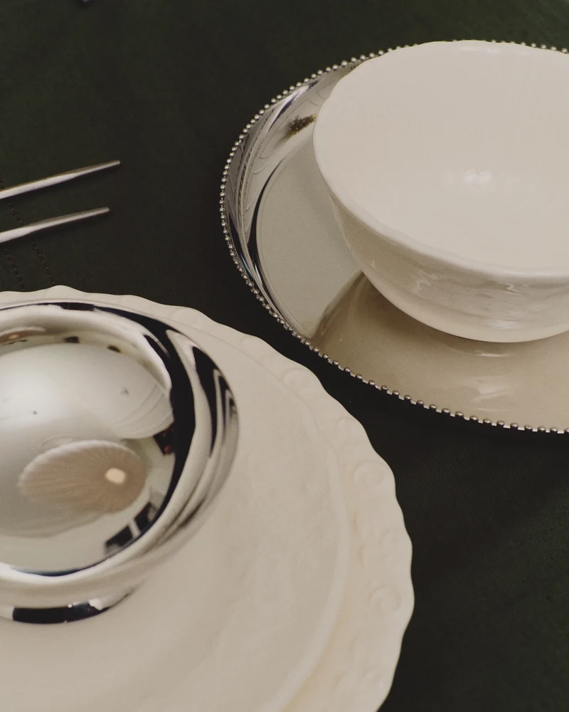 Beige Varla ceramic bowl
