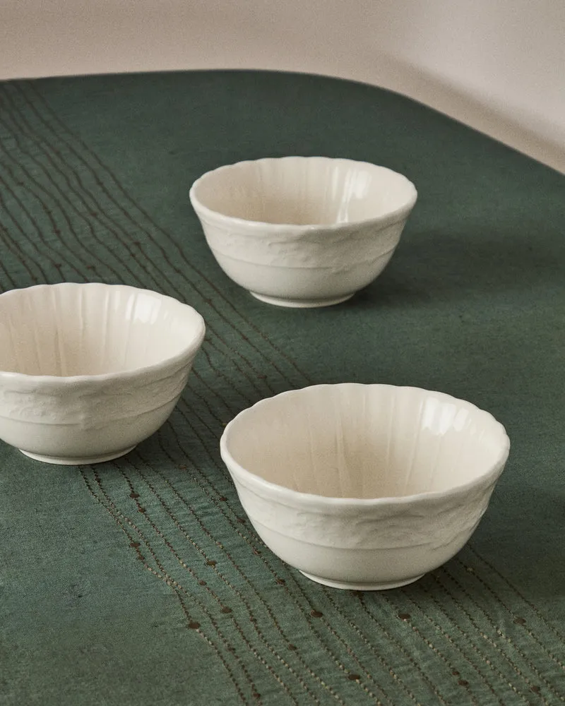 Beige Varla ceramic bowl