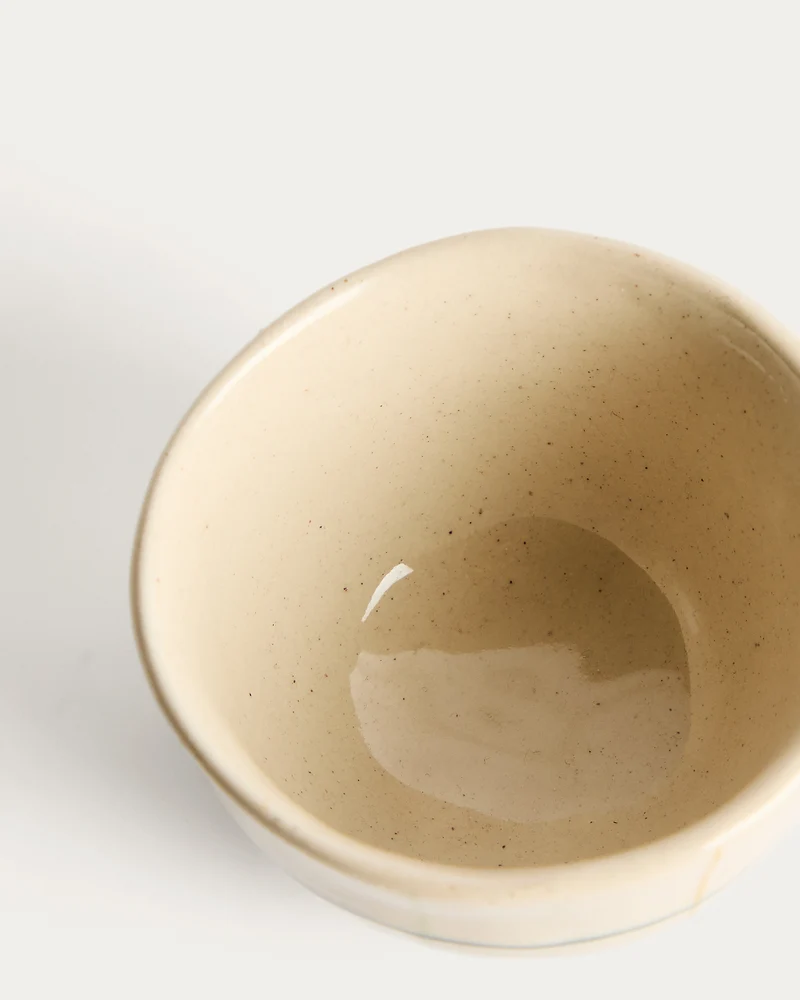 Belor ceramic bowl with multicoloured lines