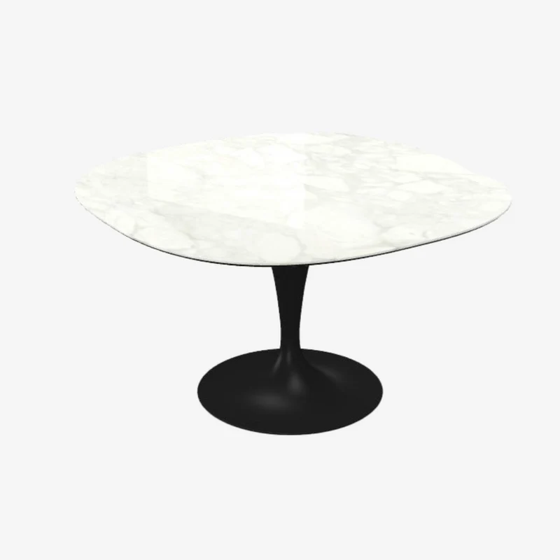 FLÛTE SHAPED - Table Carrée bords arrondis