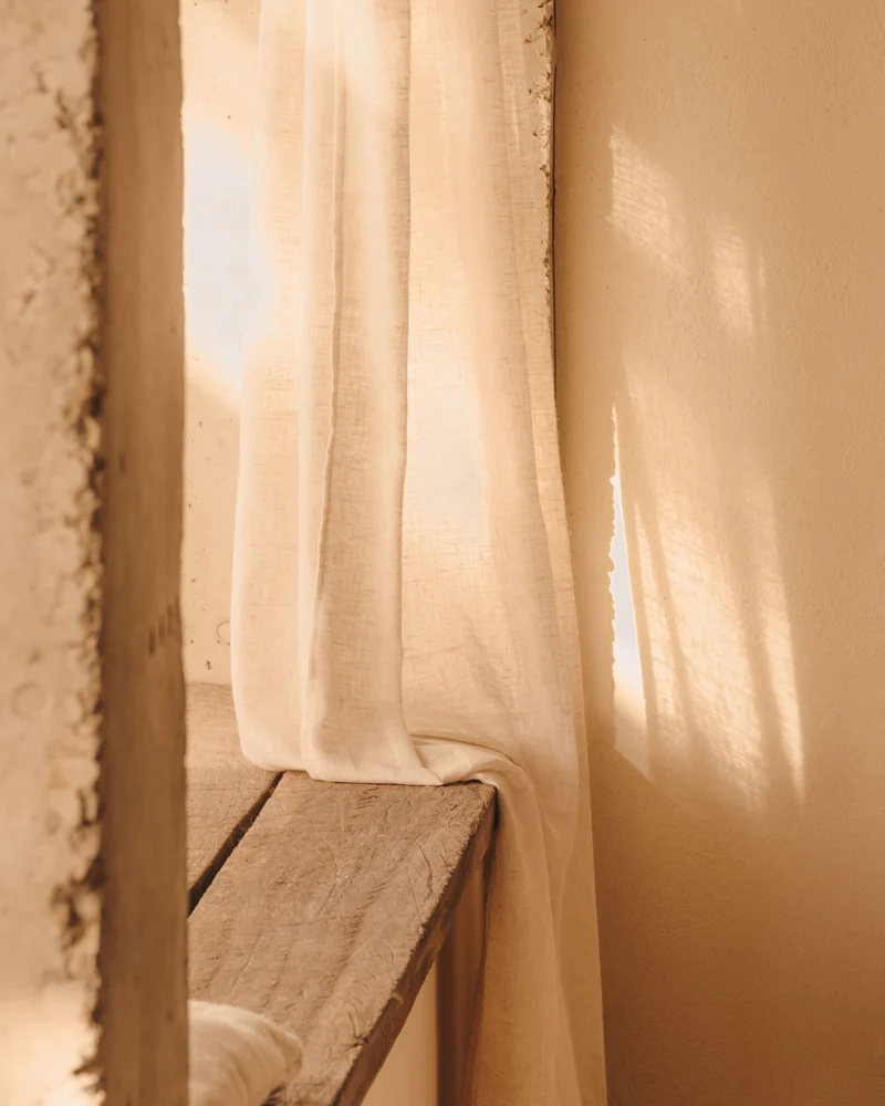 Mahina beige curtain