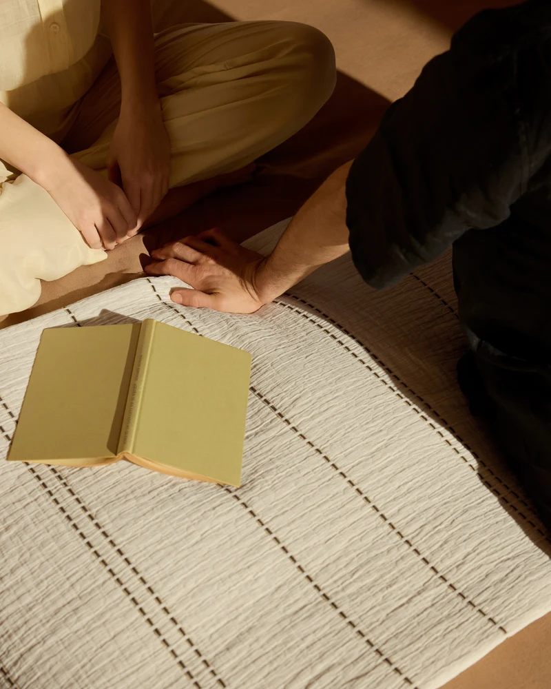 Siloda beige bedspread 180 x 260 cm