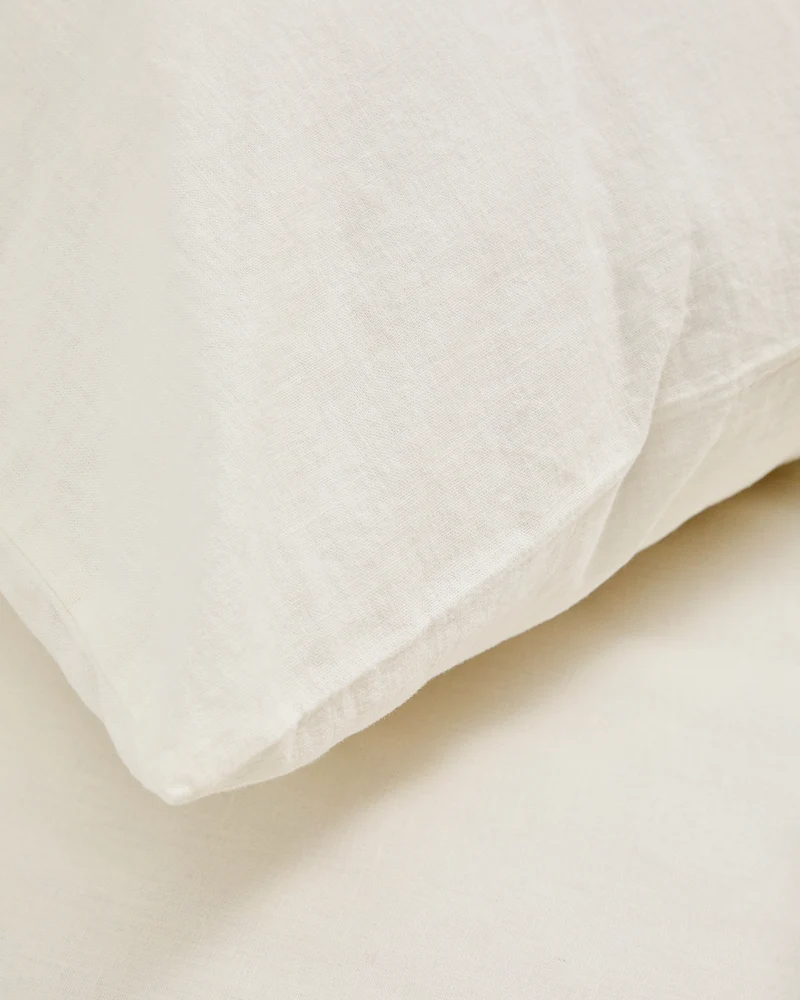 Simmel set of 2 beige pillow cases 50 x 80cm