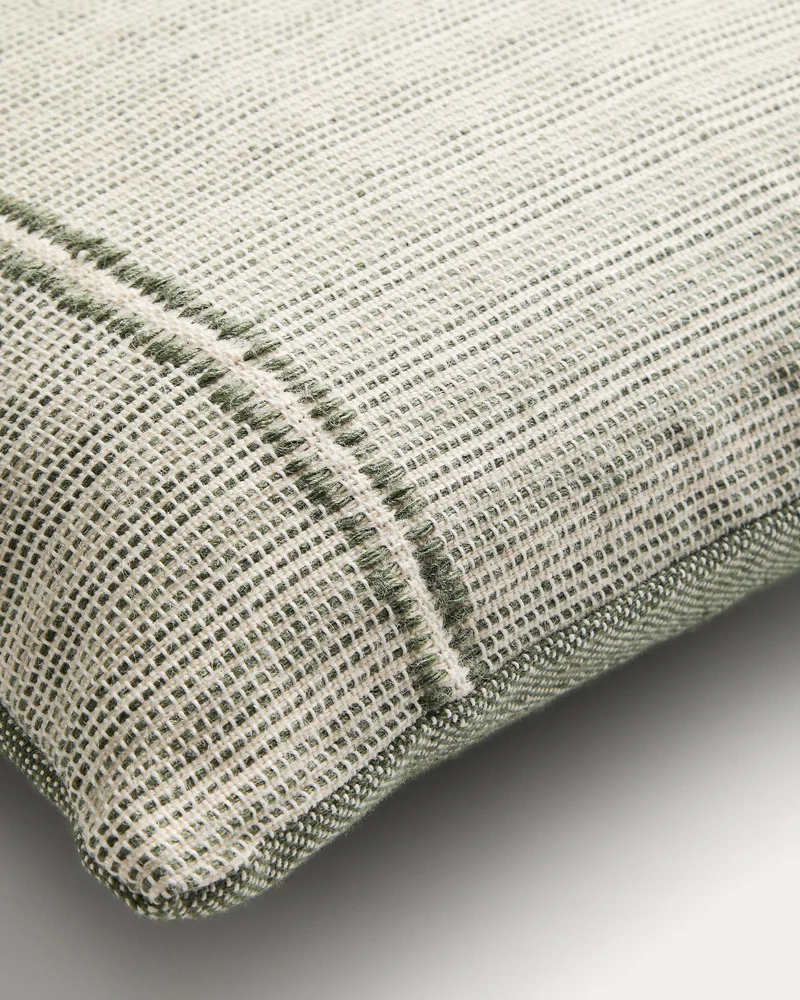 Drati green cushion cover