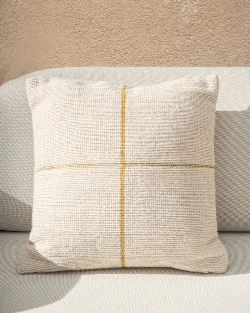 Atima yellow cushion cover
