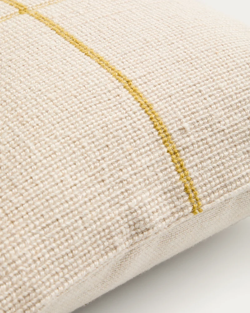 Atima yellow cushion cover