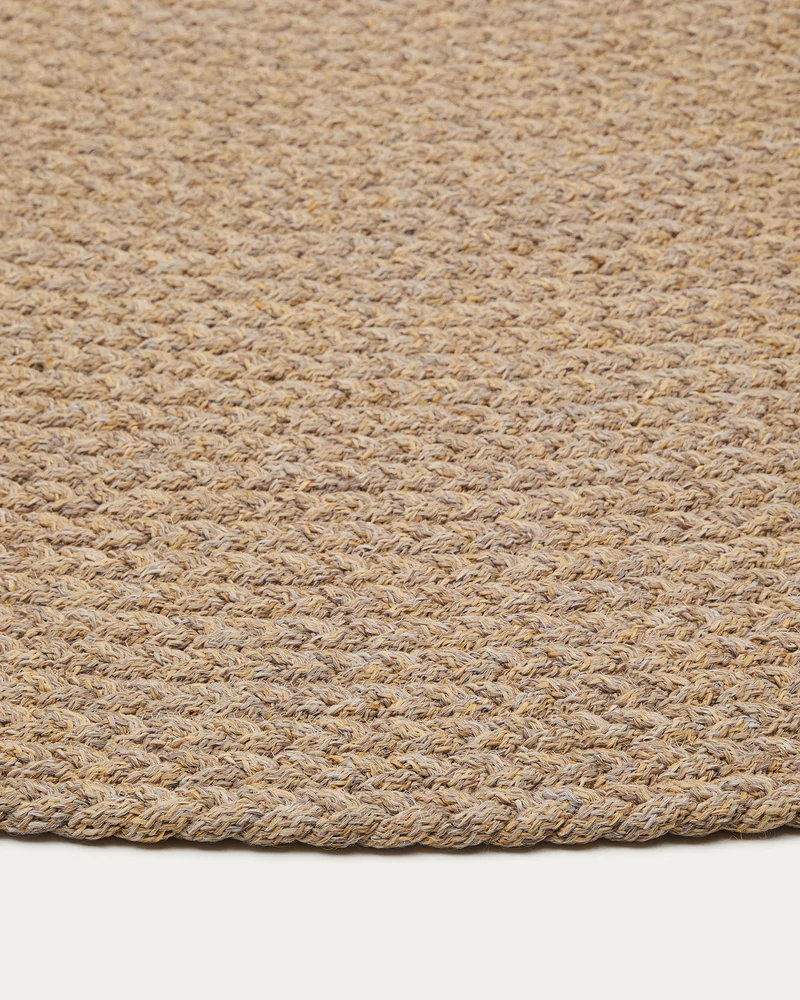 Despas Beige Round Rug, 200 cm
