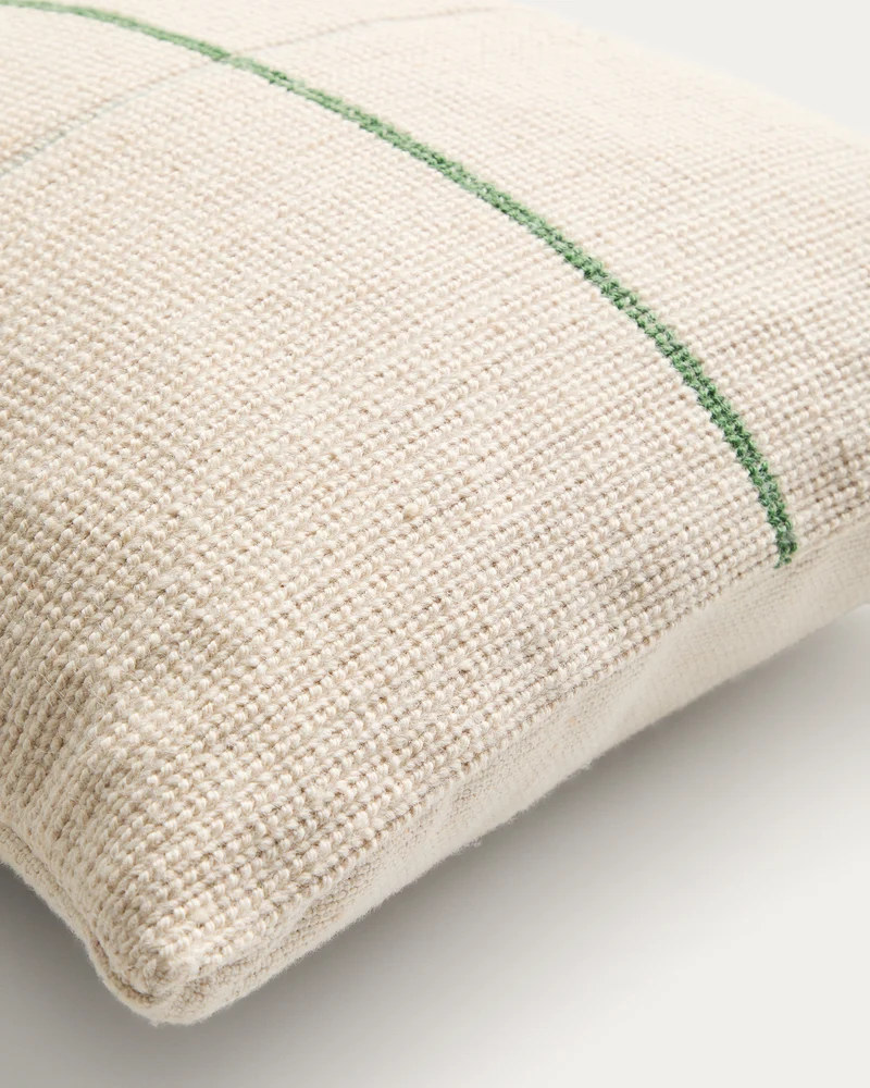 Atima green cushion cover