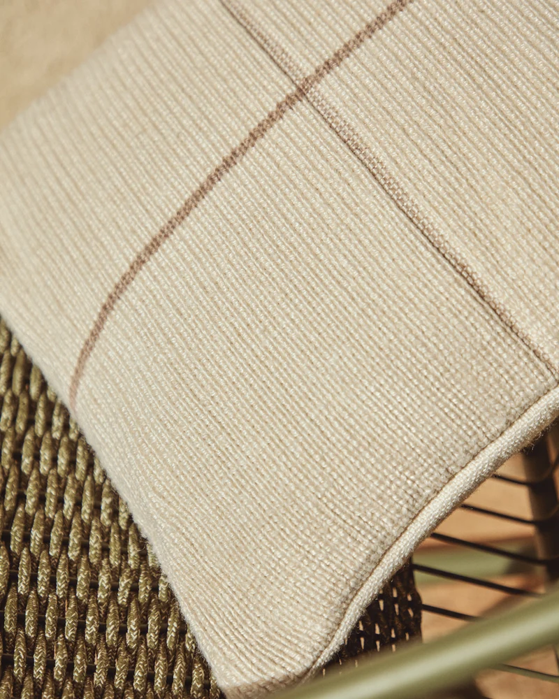 Atima beige cushion cover