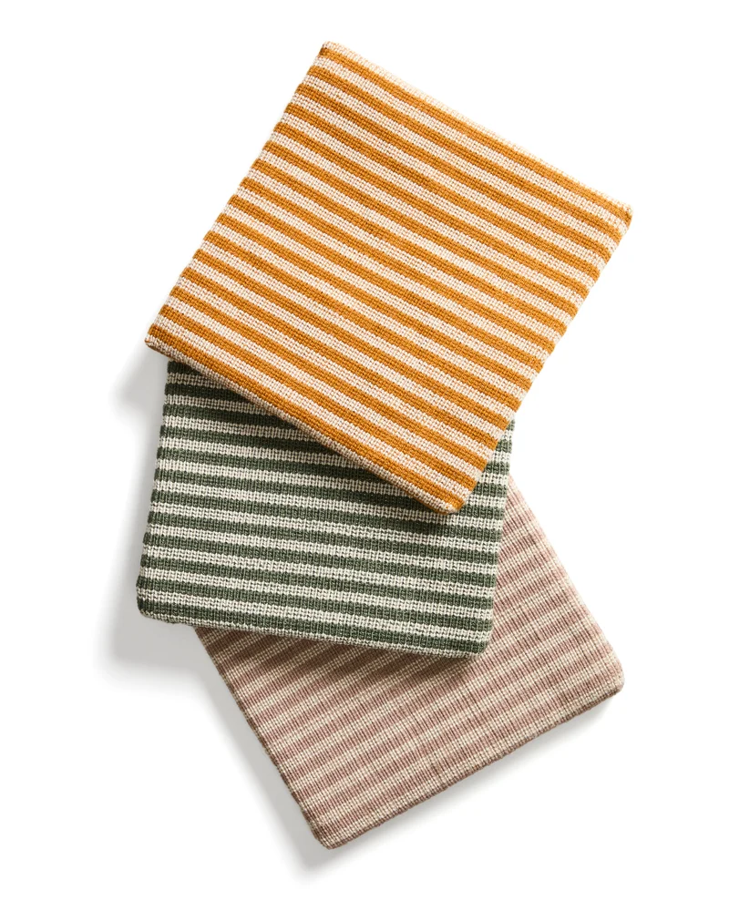 Dirome beige striped chair cushion