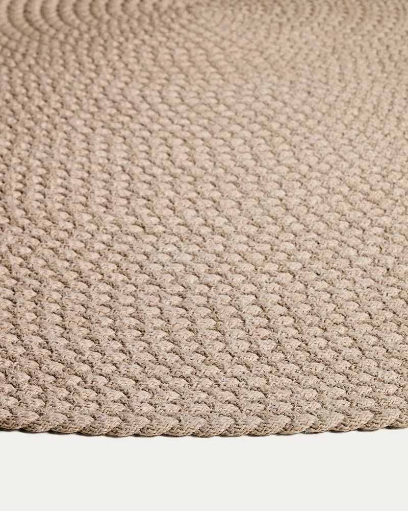 Despas Ecru Round Rug