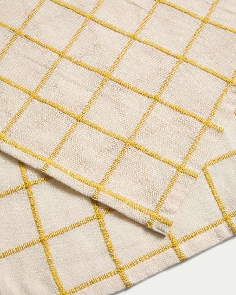 Adesta set of 2 individual placemats Yellow