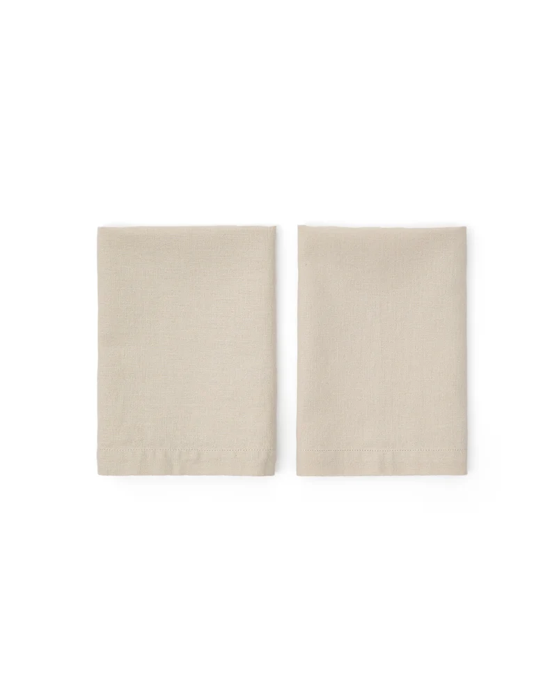 Aldine set of 2 napkins stone grey