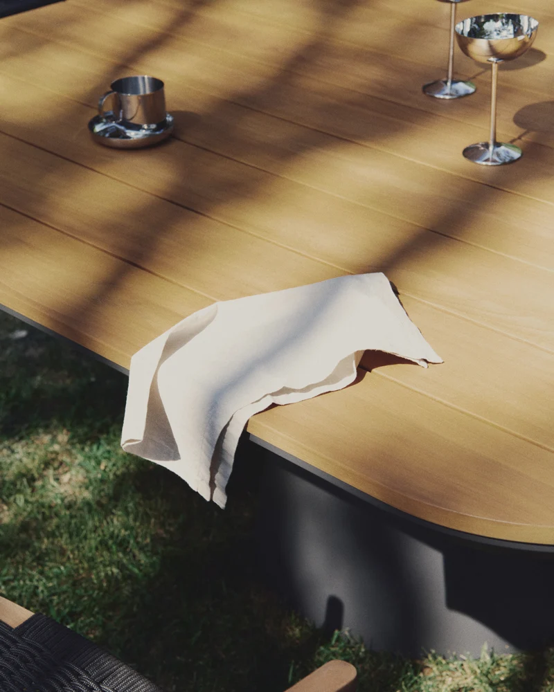 Aldine set of 2 napkins stone grey