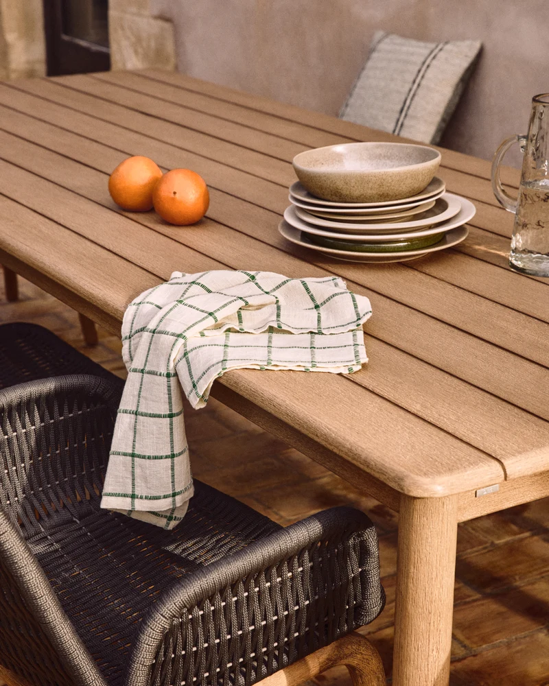 Adesta set of 2 individual placemats Green