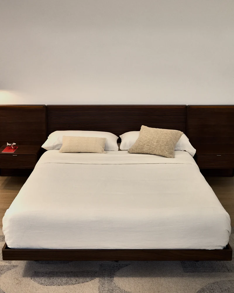 Simmel duvet cover and pillowcase set in ecru