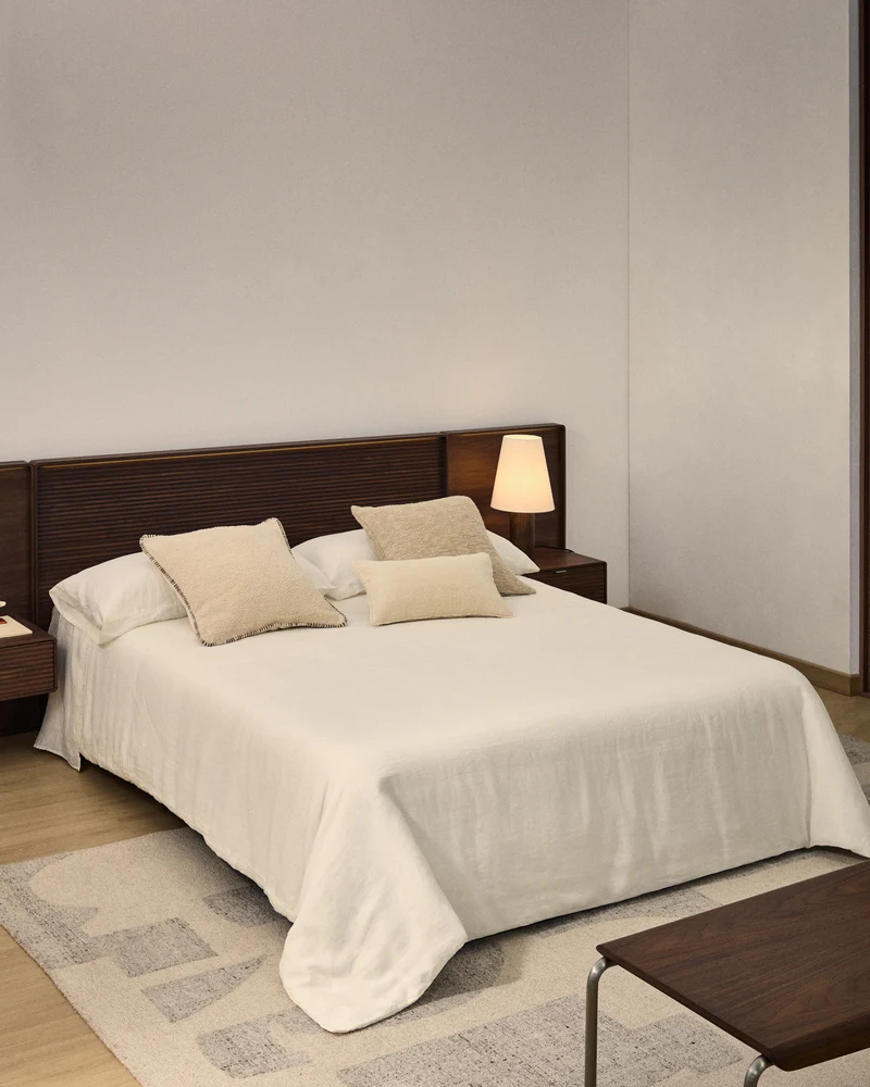 Simmel duvet cover and pillowcase set in ecru
