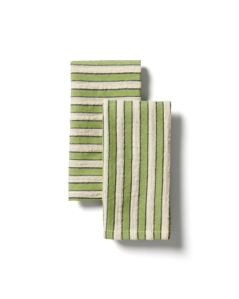 Ulena set of 2 green napkins