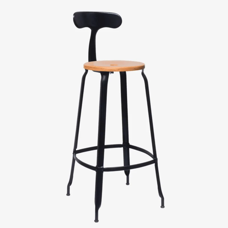 NICOLLE® - Chaise métal et bois