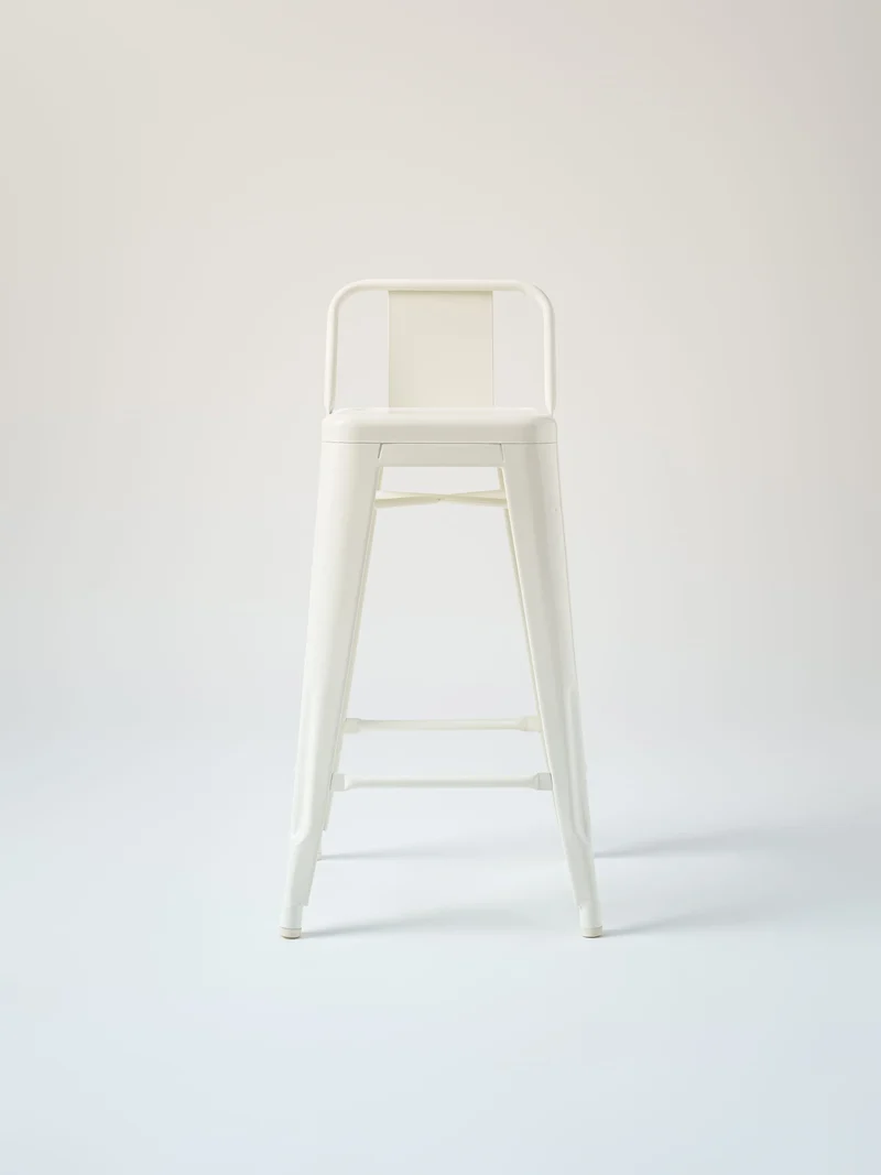 Tabouret petit dossier H65cm