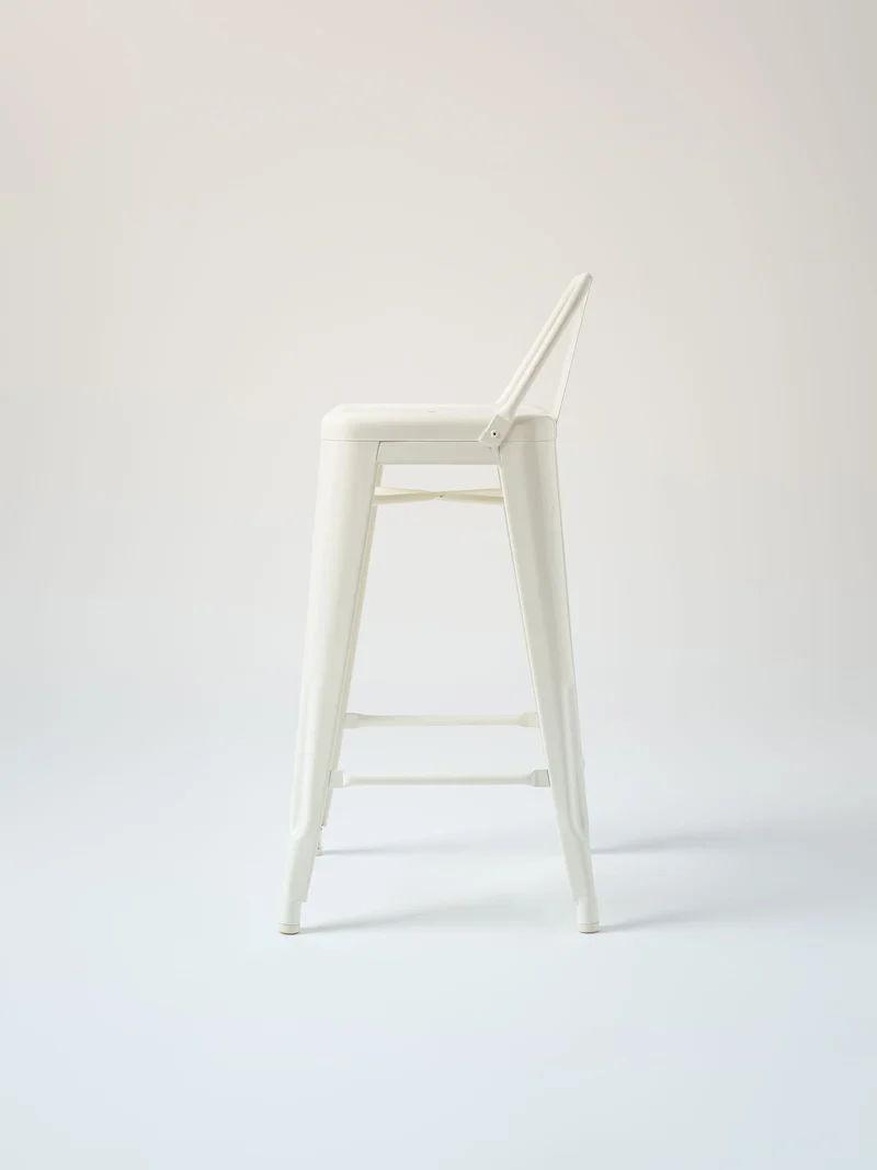 Tabouret petit dossier H65cm