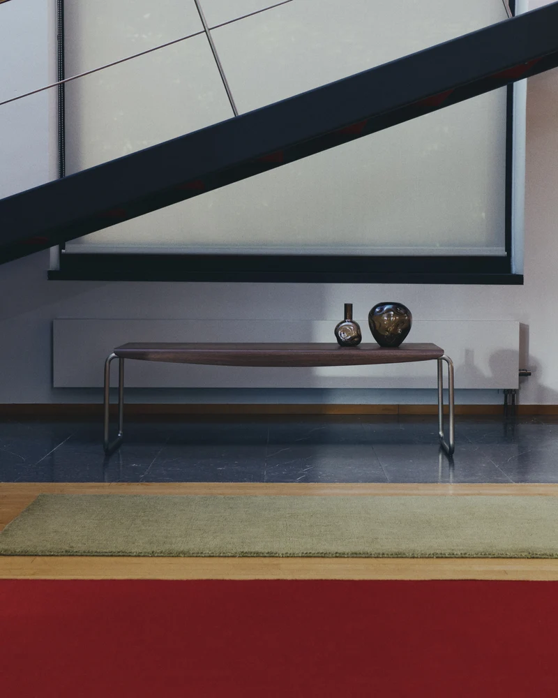 Empuries green runner rug