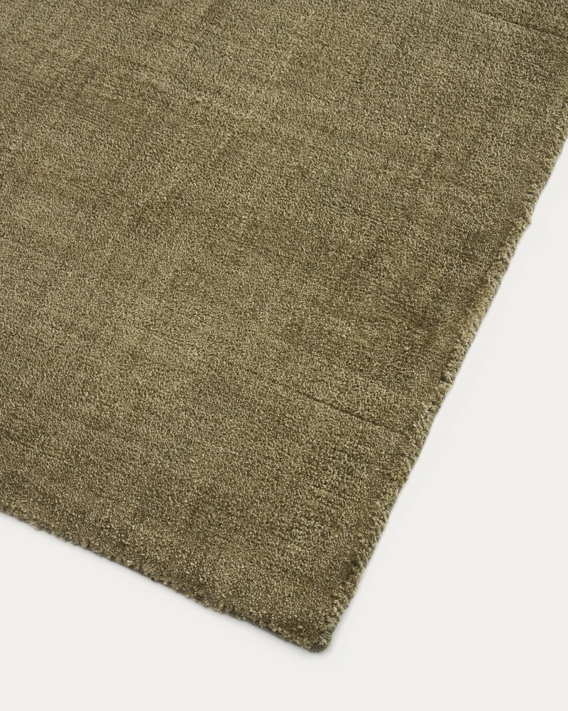 Empuries green runner rug