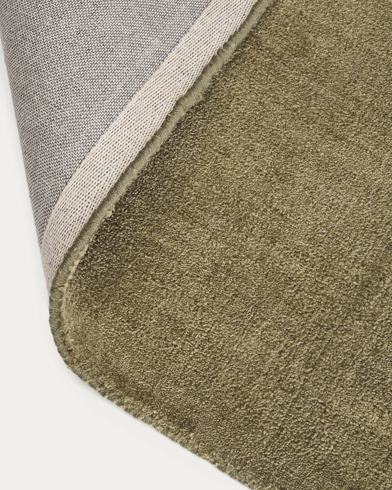 Empuries green runner rug