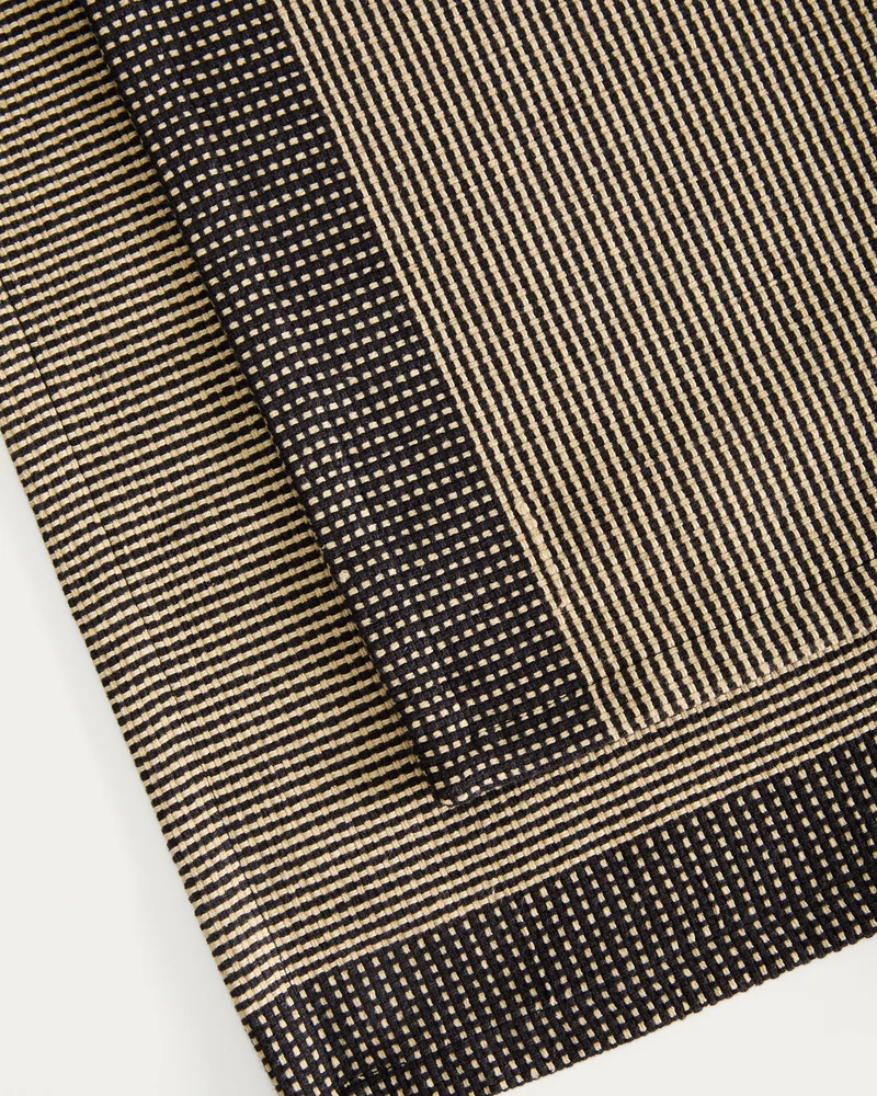 Briven set of 2 black tablecloths 35 x 50cm