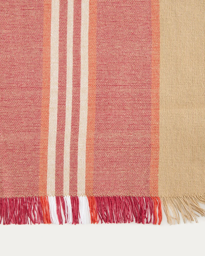 Davia table runner with red stripes 50 x 150cm