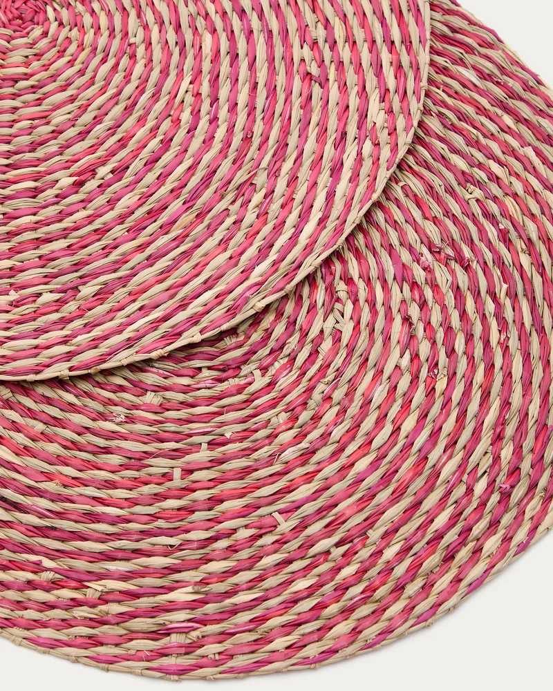 Rivela set of 2 placemats Ø38cm