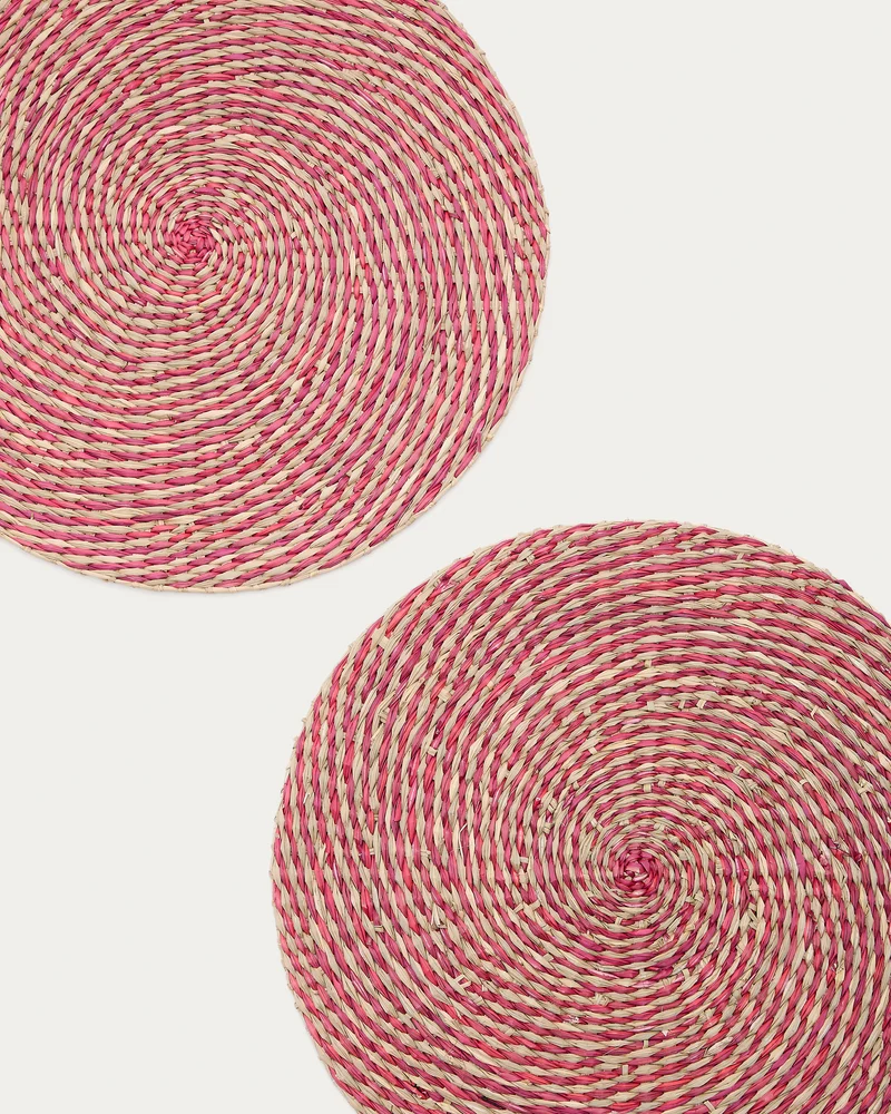 Rivela set of 2 placemats Ø38cm