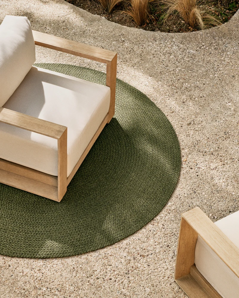 Rug Despas green Ø150 cm